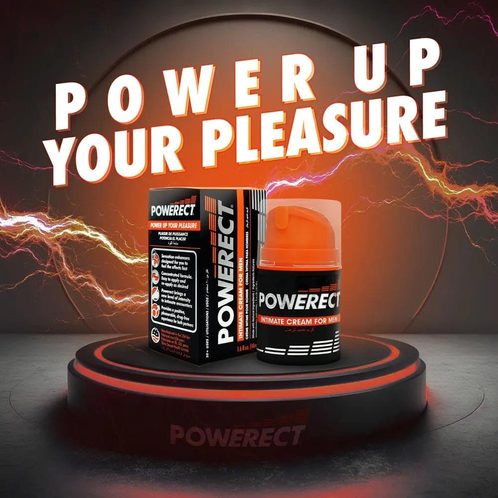 Powerect Intimate Cream - Enhancer Cream for Men - 48 ml Tube Creative Conceptions Discreet Intimate Essentials.