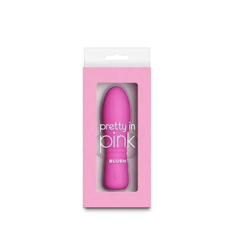 Pretty in  Blush -  -  13 cm USB Rechargeable Vibrator NS Novelties Discreet Intimate Essentials.