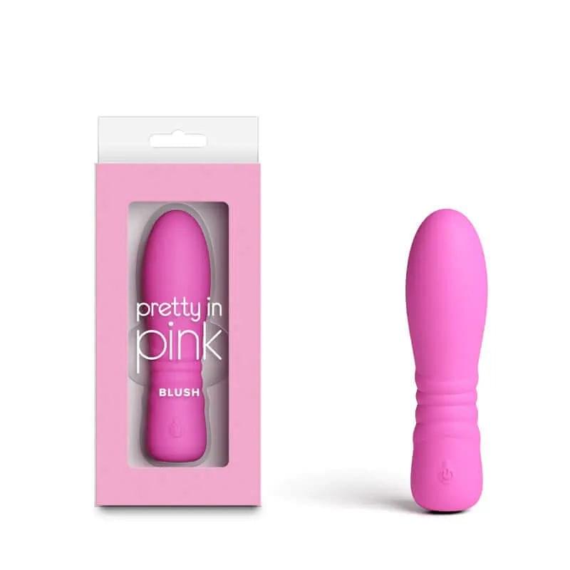 Pretty in  Blush -  -  13 cm USB Rechargeable Vibrator NS Novelties Discreet Intimate Essentials.