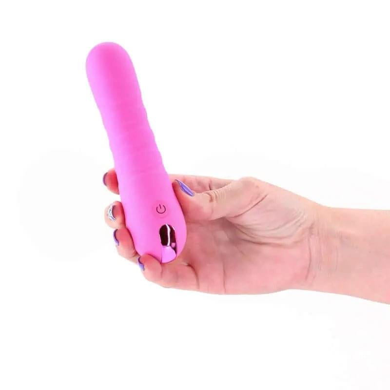 Pretty in  Crush -  -  14.3 cm USB Rechargeable Vibrator NS Novelties Discreet Intimate Essentials.