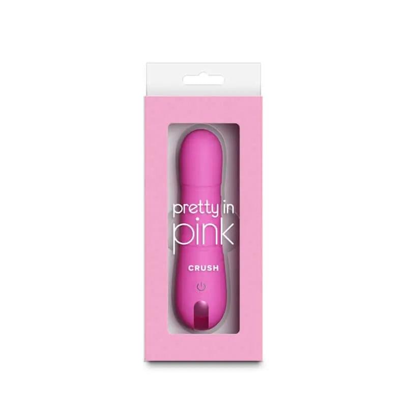 Pretty in  Crush -  -  14.3 cm USB Rechargeable Vibrator NS Novelties Discreet Intimate Essentials.