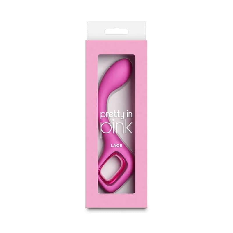 Pretty in  Lace -  -  18.7 cm USB Rechargeable Vibrator NS Novelties Discreet Intimate Essentials.