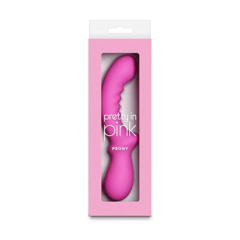 Pretty in  Peony -  -  19.8 cm USB Rechargeable Vibrator NS Novelties Discreet Intimate Essentials.