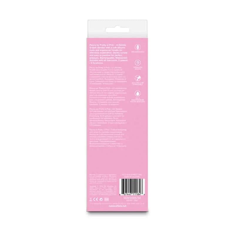 Pretty in  Peony -  -  19.8 cm USB Rechargeable Vibrator NS Novelties Discreet Intimate Essentials.