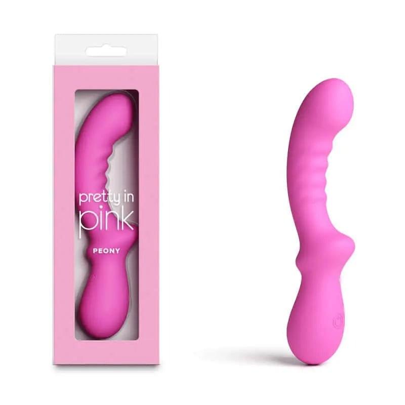 Pretty in  Peony -  -  19.8 cm USB Rechargeable Vibrator NS Novelties Discreet Intimate Essentials.