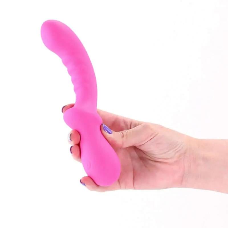 Pretty in  Peony -  -  19.8 cm USB Rechargeable Vibrator NS Novelties Discreet Intimate Essentials.