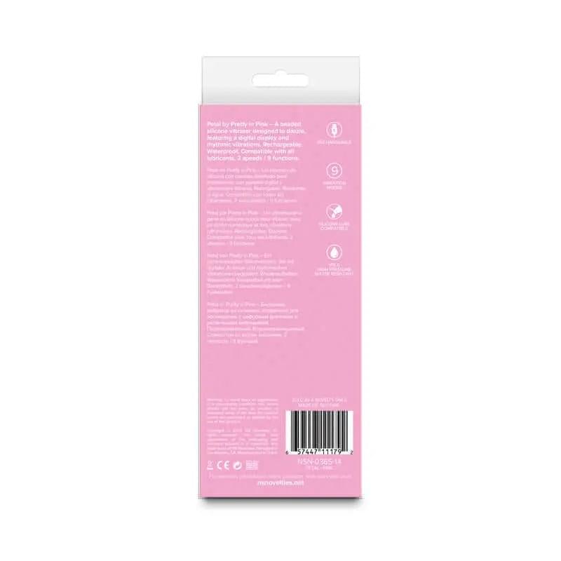 Pretty in  Petal -  -  15.5 cm USB Rechargeable Vibrator NS Novelties Discreet Intimate Essentials.