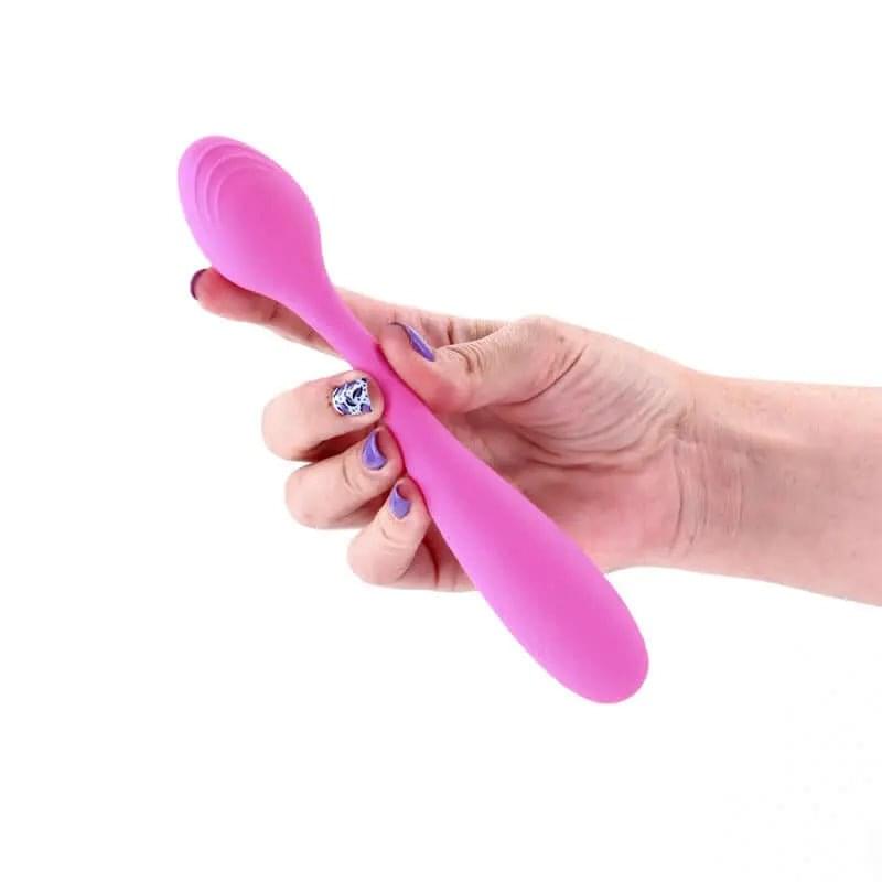 Pretty in  Rose -  -  19.4 cm USB Rechargeable Vibrator NS Novelties Discreet Intimate Essentials.