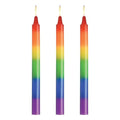 Pride Candles Rainbow Drip Candle 3 Pc Master Series Discreet Intimate Essentials.