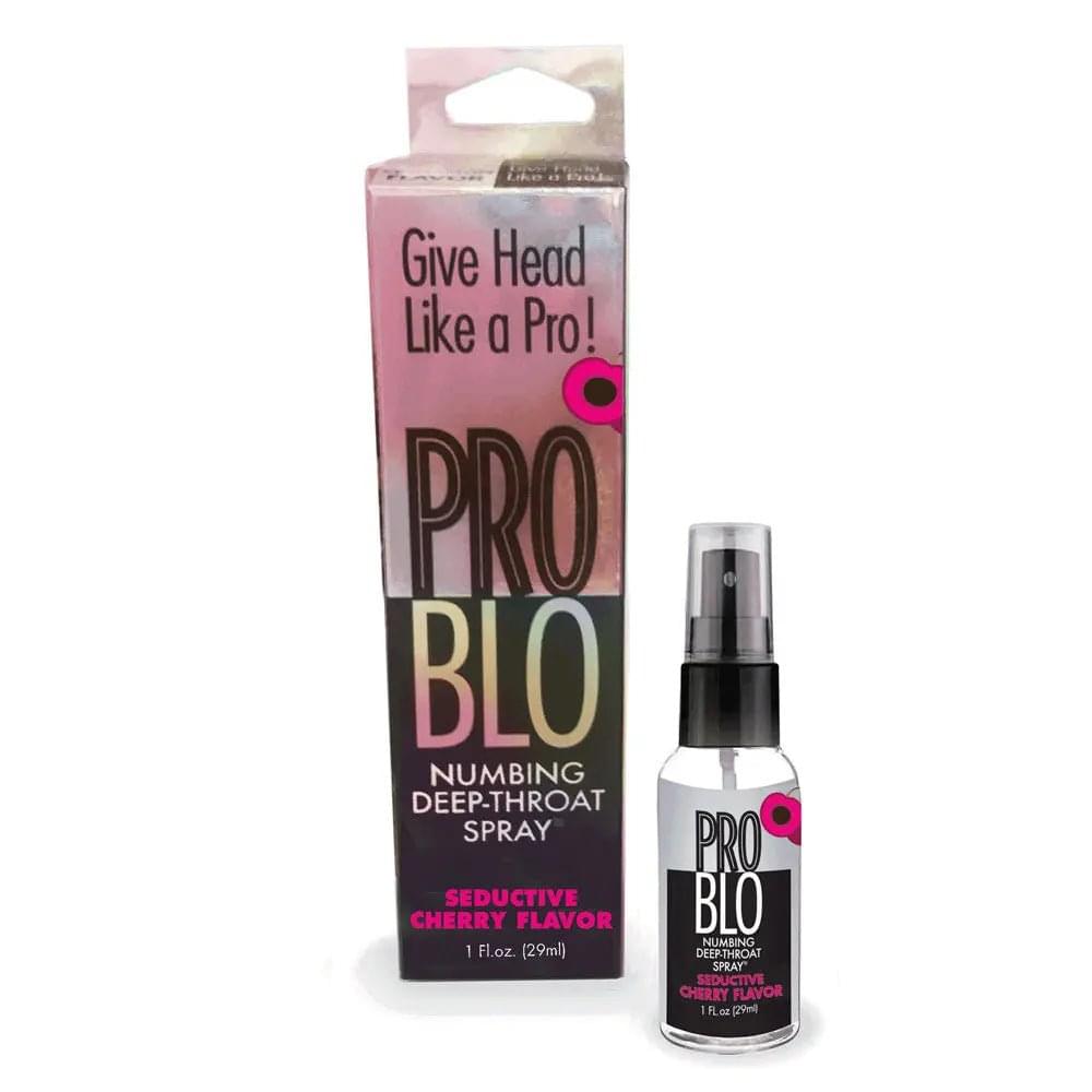 ProBlo Deep Throat Spray - Cherry - Cherry Flavoured Deep Throat Spray - 30 ml Little Genie Discreet Intimate Essentials.