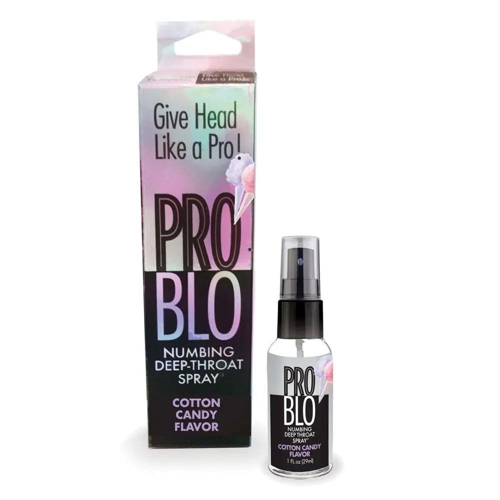 ProBlo Deep Throat Spray - Cotton Candy - Cotton Candy Flavoured Deep Throat Spray - 30 ml Little Genie Discreet Intimate Essentials.