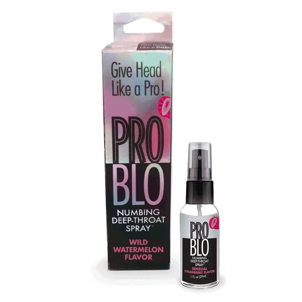 ProBlo Deep Throat Spray - Strawberry - Strawberry Flavoured Deep Throat Spray - 30 ml Little Genie Discreet Intimate Essentials.