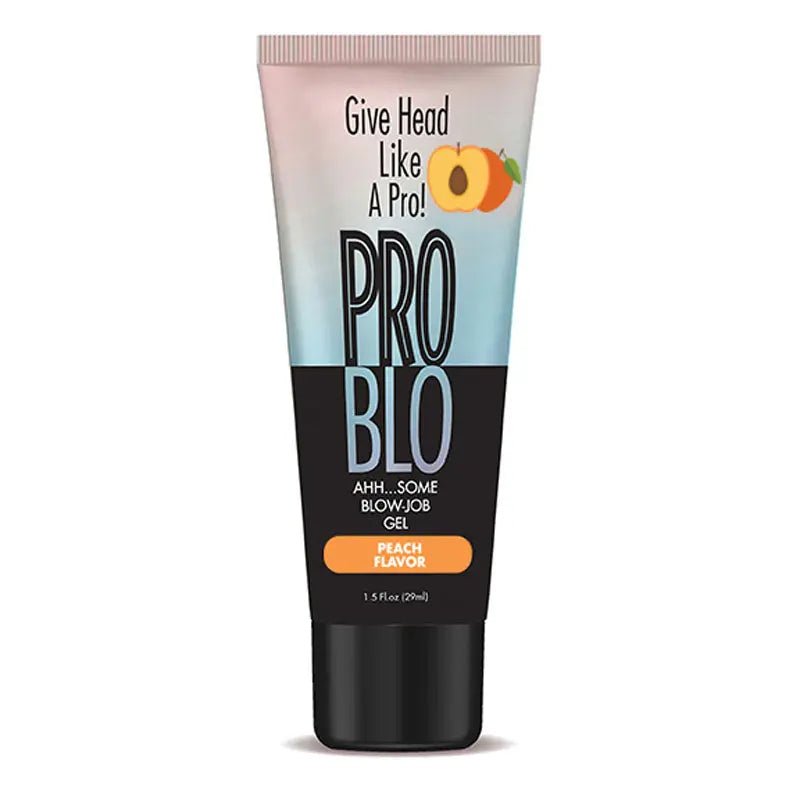 Shop affordable quality ProBlo Oral Pleasure Gel - Peach Flavoured Blowjob Gel - 29 ml Tube - Discreet Intimate Essentials - LOTIONS & LUBES - Little Genie