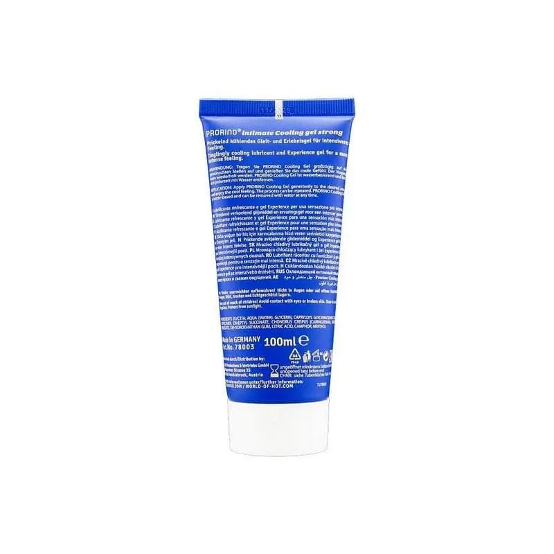 PRORINO Cooling Gel Strong 100ml Hot Ero Discreet Intimate Essentials.