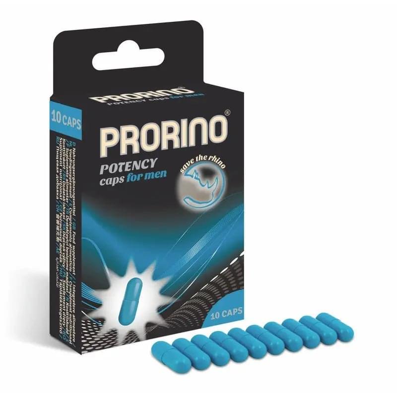 PRORINO Potency Capsules For Men 10 Pc Hot Ero Discreet Intimate Essentials.