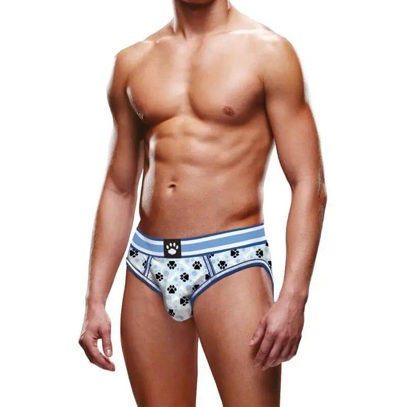 Prowler Blue Paw Open Back Brief Prowler Discreet Intimate Essentials.
