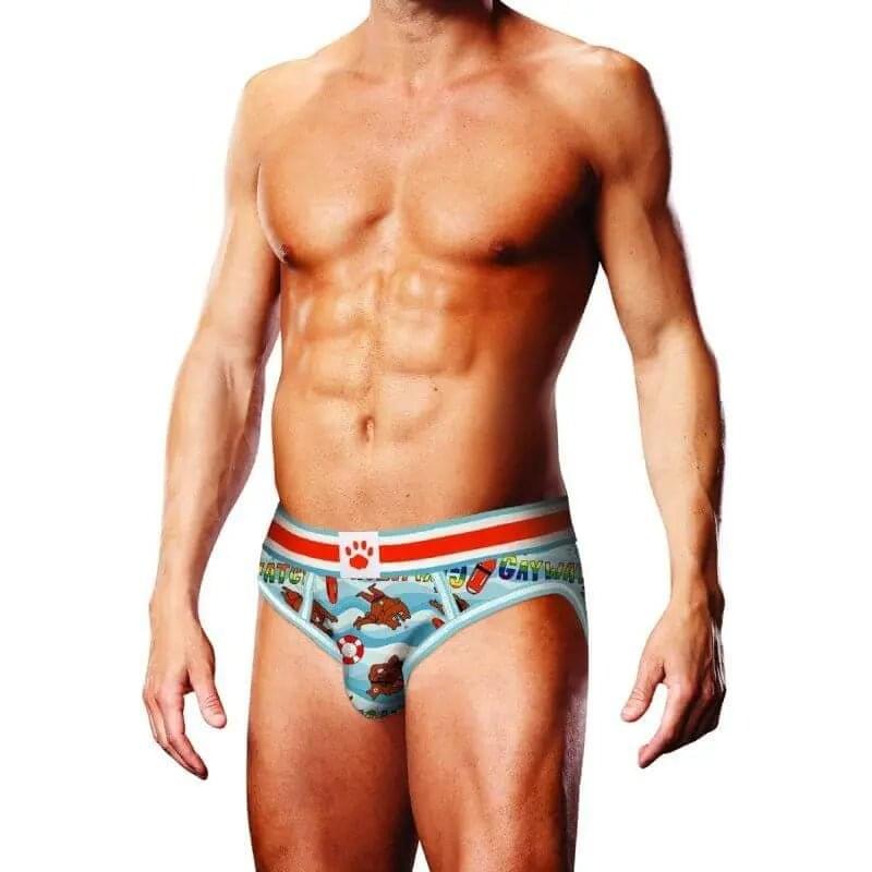 Prowler Gaywatch Bears Open Back Brief Prowler Discreet Intimate Essentials.