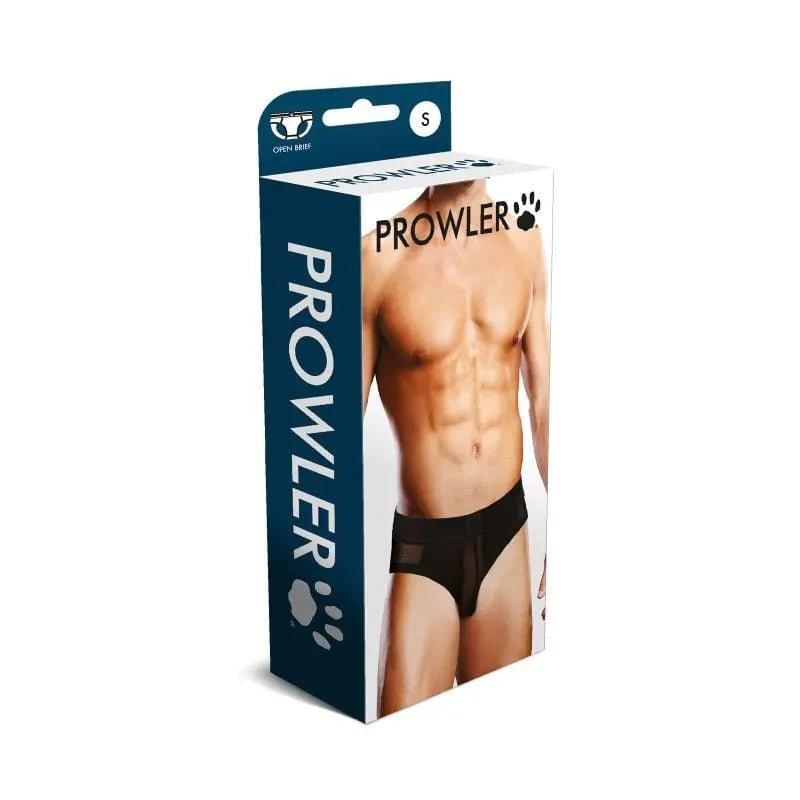 Prowler Mesh Open Back Brief Black Prowler Discreet Intimate Essentials.