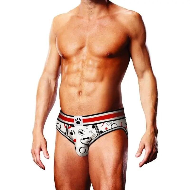 Prowler Puppie Print Open Brief Prowler Discreet Intimate Essentials.