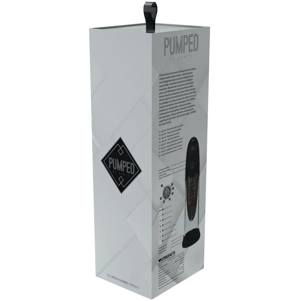PUMPED Aqua-Pro Auto Pump -  - /Clear USB Rechargeable AI-Enabled Submersible Auto Penis Pump Shots Toys Discreet Intimate Essentials.