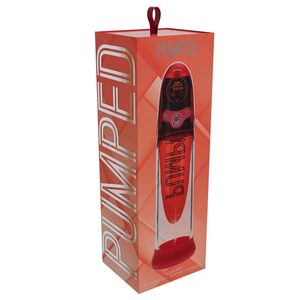 PUMPED Aqua-Pro Auto Pump -  - /Clear USB Rechargeable AI-Enabled Submersible Auto Penis Pump Shots Toys Discreet Intimate Essentials.