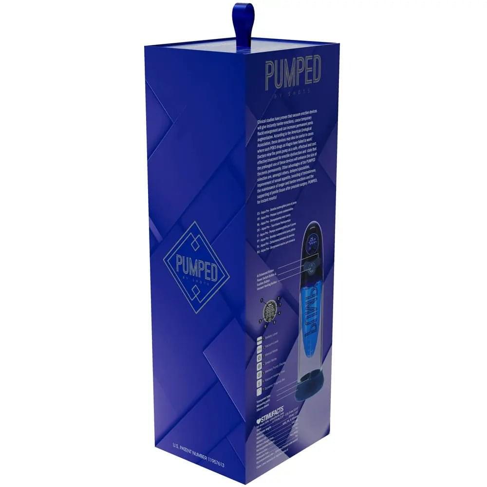 PUMPED Aqua-Pro Auto Pump -  - /Clear USB Rechargeable AI-Enabled Submersible Auto Penis Pump Shots Toys Discreet Intimate Essentials.