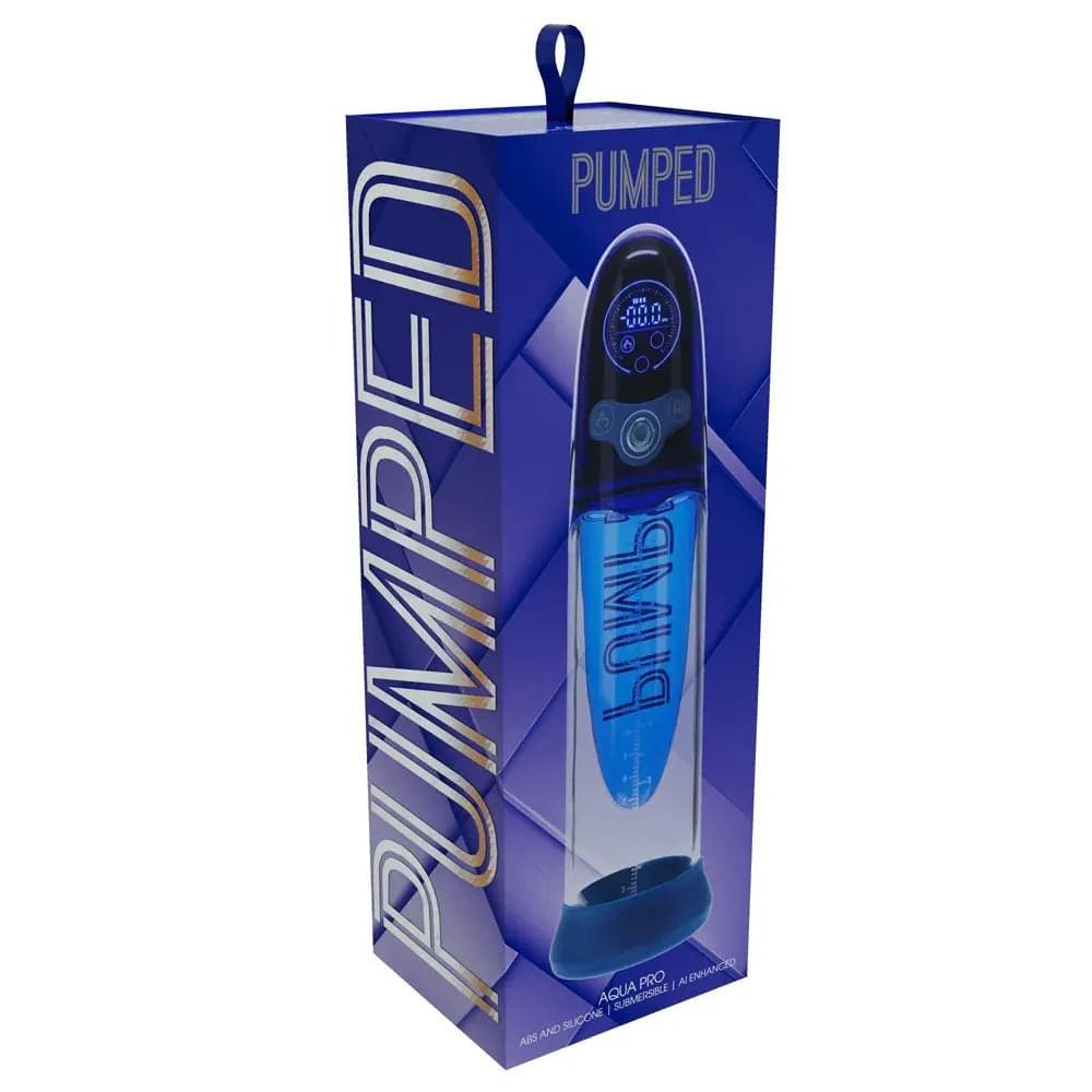 PUMPED Aqua-Pro Auto Pump -  - /Clear USB Rechargeable AI-Enabled Submersible Auto Penis Pump Shots Toys Discreet Intimate Essentials.