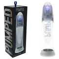 PUMPED Aqua-Pro Auto Pump - Grey - Grey/Clear USB Rechargeable AI-Enabled Submersible Auto Penis Pump Shots Toys Discreet Intimate Essentials.