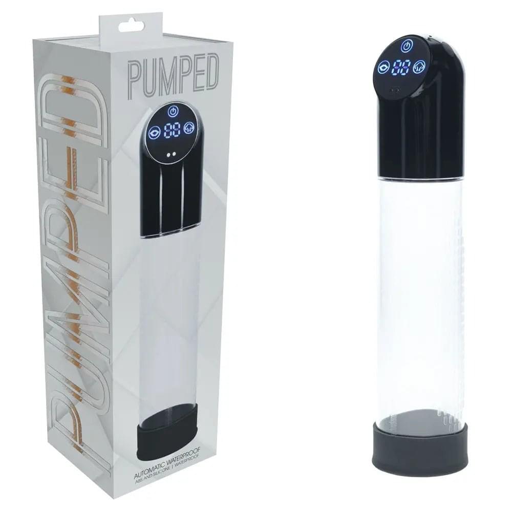 PUMPED Automatic Waterproof Pump -  - /Clear USB Rechargeable Automatic Penis Pump Shots Toys Discreet Intimate Essentials.