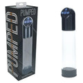 PUMPED Automatic Waterproof Pump - Gun Metal - Gunmetal/Clear USB Rechargeable Automatic Penis Pump Shots Toys Discreet Intimate Essentials.