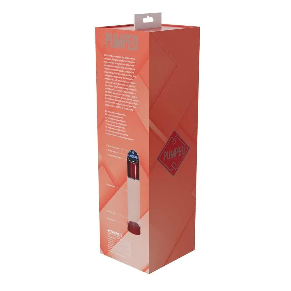 PUMPED Automatic Waterproof Pump - Metal  - /Clear USB Rechargeable Automatic Penis Pump Shots Toys Discreet Intimate Essentials.