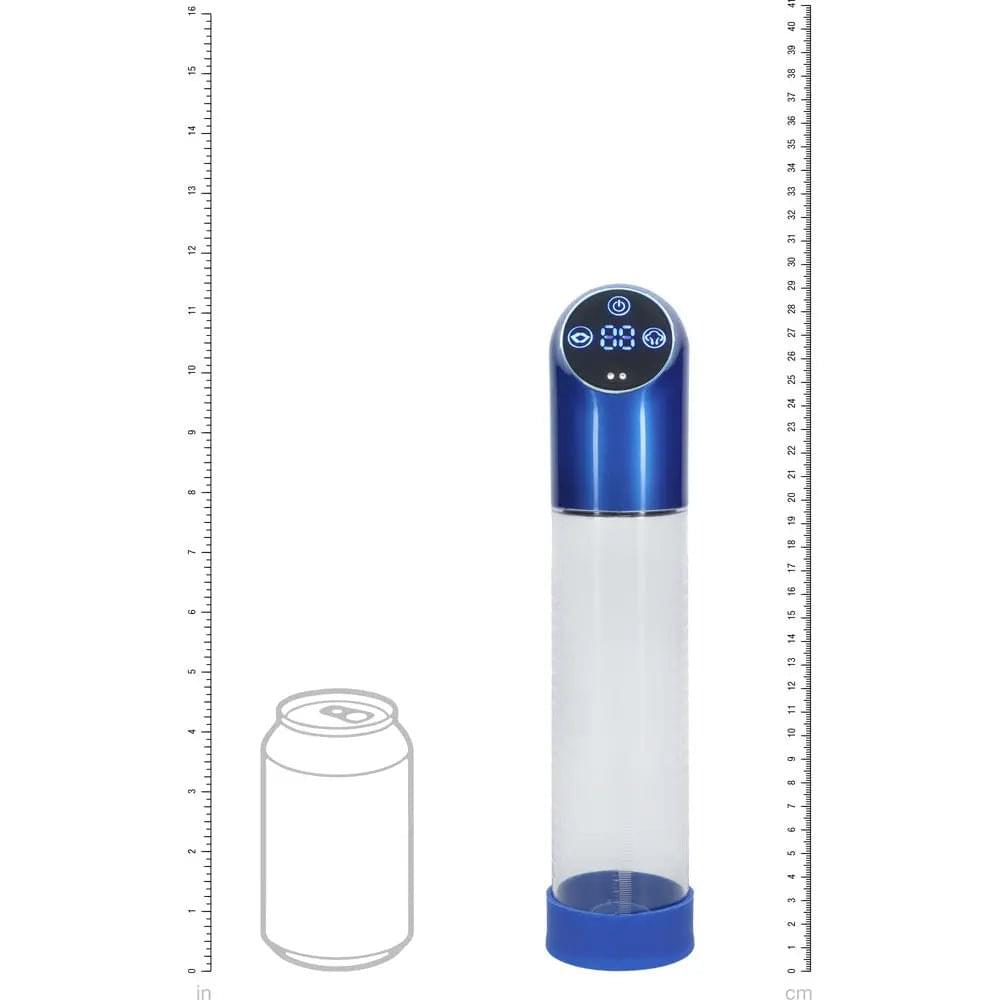 PUMPED Automatic Waterproof Pump - Metal  - /Clear USB Rechargeable Automatic Penis Pump Shots Toys Discreet Intimate Essentials.