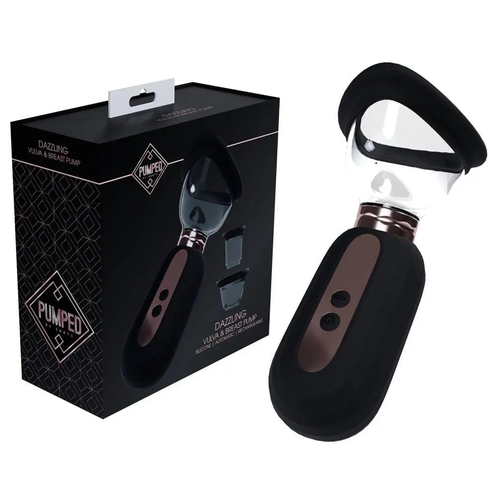 PUMPED Dazzling Auto Ladies Pump -  -  USB Rechargeable Ladies Pump Shots Toys Discreet Intimate Essentials.