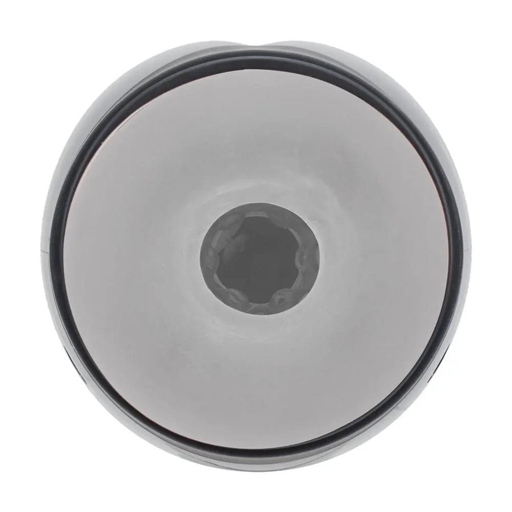 PUMPED Virtuo - Gunmetal - Gunmetal Grey/Clear USB Rechargeable Sucking And Vibrating Auto Masturbator Shots Toys Discreet Intimate Essentials.