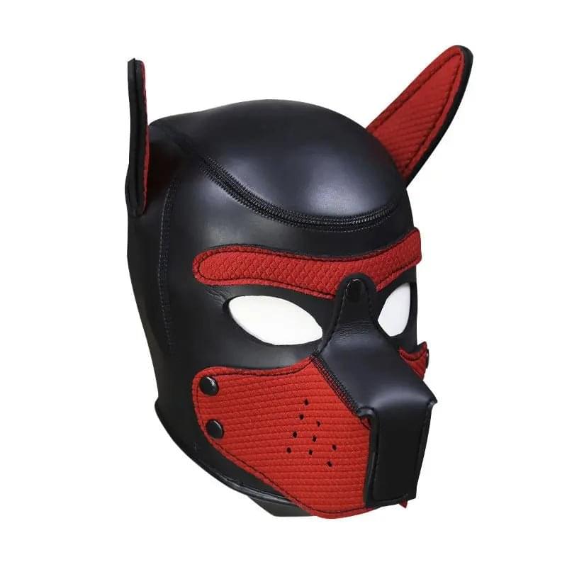 Puppy Play Mask Red Daytona Discreet Intimate Essentials.