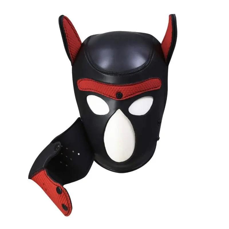 Puppy Play Mask Red Daytona Discreet Intimate Essentials.