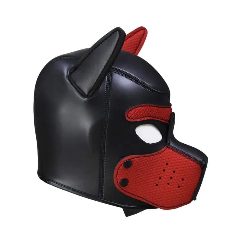 Puppy Play Mask Red Daytona Discreet Intimate Essentials.