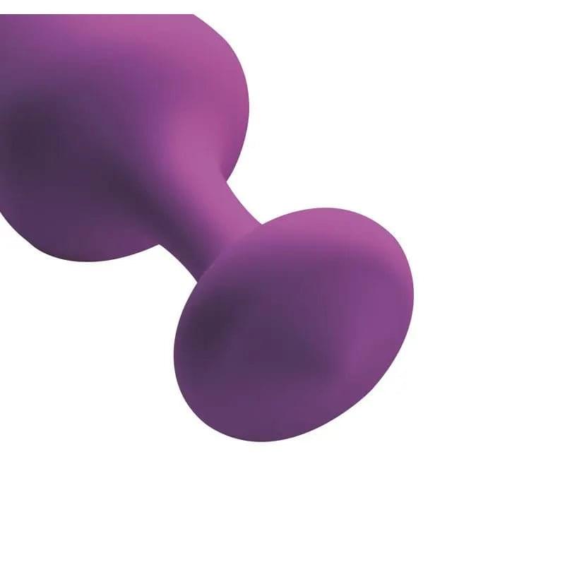 Purple Pleasures 3 Pc Silicone Anal Plugs Frisky Discreet Intimate Essentials.