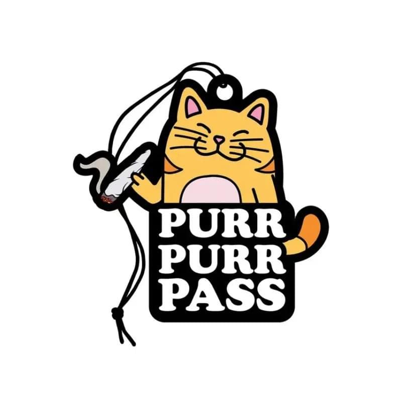 Purr Purr Pass Air Freshener Wood Rocket Discreet Intimate Essentials.