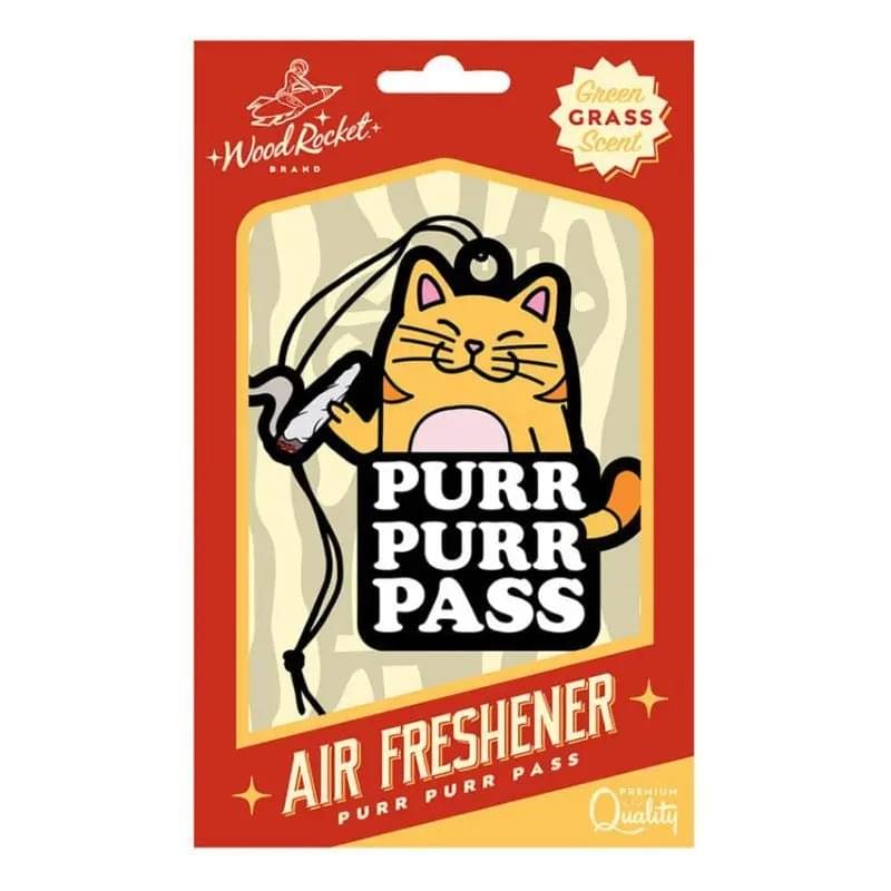 Purr Purr Pass Air Freshener Wood Rocket Discreet Intimate Essentials.