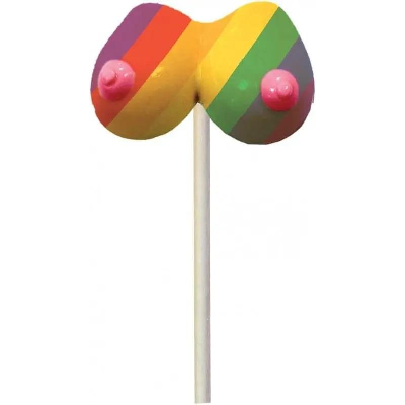 Rainbow Boobie Candy Pop Hott Products Discreet Intimate Essentials.