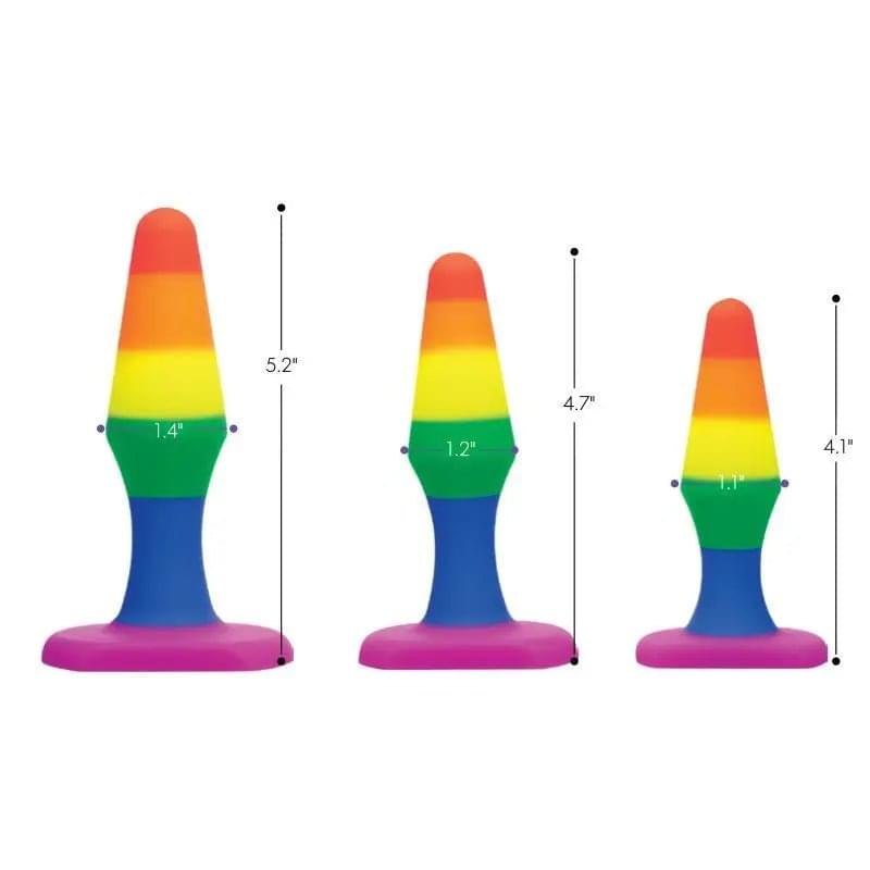 Rainbow Ready Anal Trainer Set Frisky Discreet Intimate Essentials.