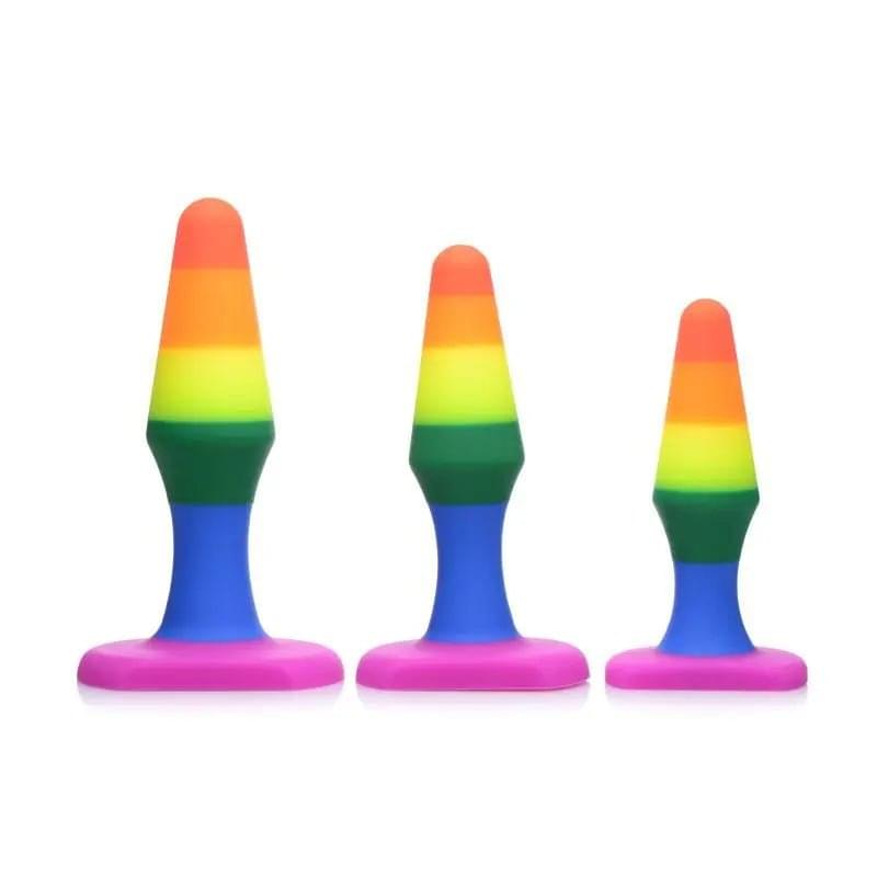 Rainbow Ready Anal Trainer Set Frisky Discreet Intimate Essentials.