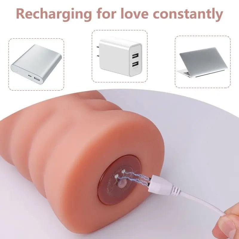 Ramar Realistic Vibrating Anal Vaginal Masturbator XISE Discreet Intimate Essentials.