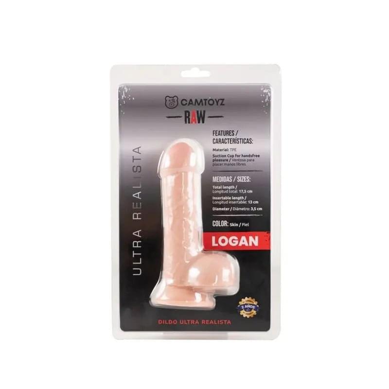 Raw Ultra Realistic Double Layered Dildo Galen RAW Discreet Intimate Essentials.