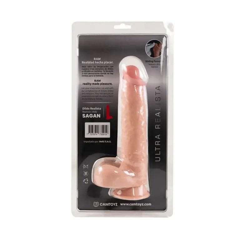 Raw Ultra Realistic Double Layered Dildo Sagan Medium RAW Discreet Intimate Essentials.