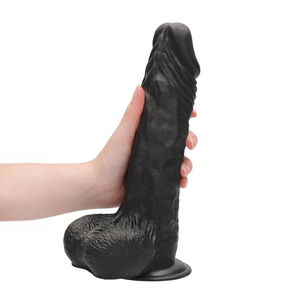REALROCK 10'' Realistic Dong with Balls -  -  25.4 cm Dong Shots Toys Discreet Intimate Essentials.
