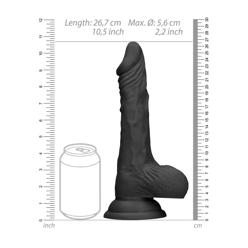 Shop affordable quality REALROCK 10'' Realistic Dong with Balls - 25.4 cm Dong - Discreet Intimate Essentials - DONGS - Shots Toys
