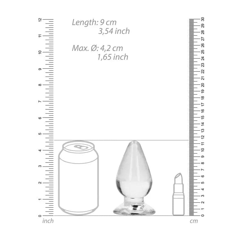 REALROCK 11.5 cm Anal Plug -  -  11.5 cm (4.5'') Butt Plug Shots Toys Discreet Intimate Essentials.