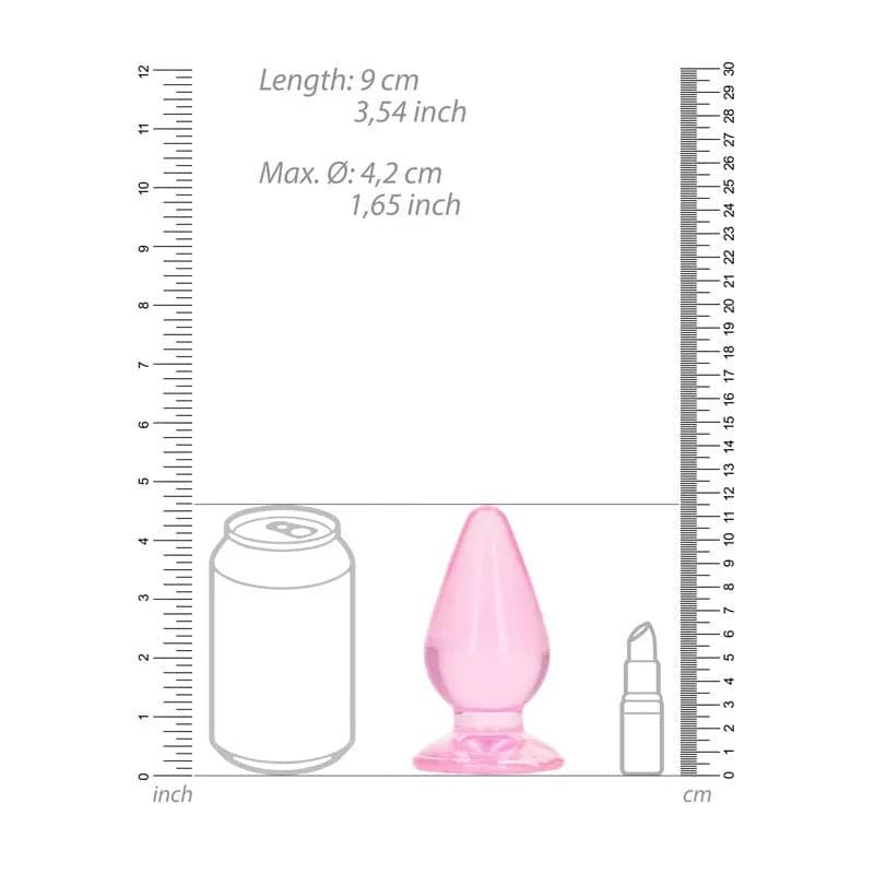 REALROCK 11.5 cm Anal Plug -  -  11.5 cm (4.5'') Butt Plug Shots Toys Discreet Intimate Essentials.